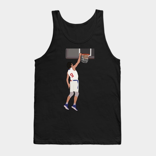 Boban Marjanovic Dunk - Los Angeles Clippers Tank Top by xavierjfong